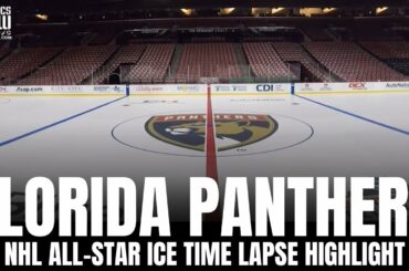 Florida Panthers NHL All-Star Time Lapse From Florida Panthers Ice to NHL All-Star 2023 Ice