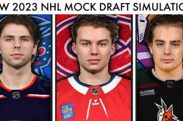 2023 NHL MOCK DRAFT SIMULATION! (FULL Top 16 Order Predictions & Connor Bedard Canadiens Rumors)