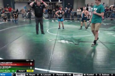 12U 135 Silas McCarthy Ford Dynasty Wrestling Club Vs Zadek Bowlby Newberg Mat Club