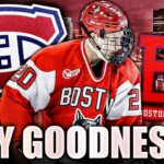 LANE HUTSON 4-POINT GAME: TOP NCAA D-MAN IN DECADES (Montreal Canadiens News & Top Prospects) NHL