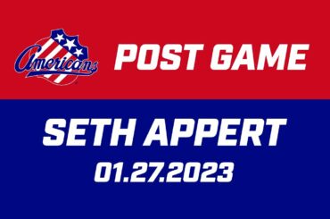 Seth Appert Post Game | 01.27.23