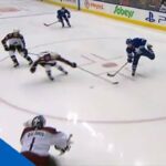 Travis Dermott’s Huge Stretch Pass Sets Up Mitch Marner For A Goal