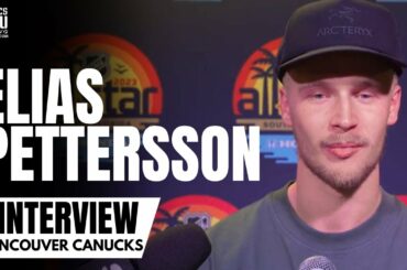 Elias Pettersson Reacts to Vancouver Canucks Trading Bo Horvat & Hardest Slap Shot at All-Star