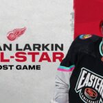 Dylan Larkin following the 2023 NHL All-Star Game
