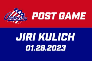 Jiri Kulich Post Game | 01.28.23