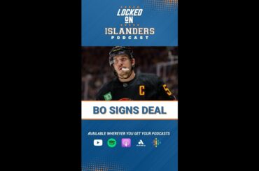 Bo Horvat Signs  Isles Extension