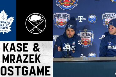 Peter Mrazek & Ondrej Kase Post Game | Toronto Maple Leafs vs Buffalo Sabres | March 13, 2022