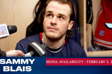 New York Rangers: Sammy Blais Media Availability | Feb. 5, 2023