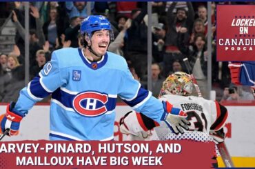 Montreal Canadiens prospects Rafael Harvey-Pinard, Lane Hutson, and Logan Mailloux have big week
