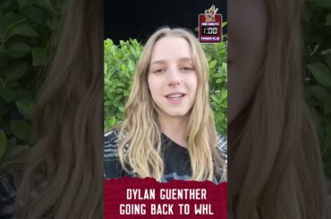 Dylan Guenther assigned to WHL Seattle Thunderbirds, Coyotes recall Jean-Sébastian Dea from Tucson