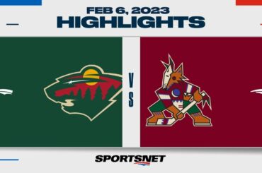 NHL Highlights | Wild vs. Coyotes - February 6, 2023