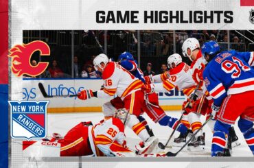 Flames @ Rangers 2/6 | NHL Highlights 2023