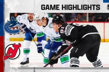 Canucks @ Devils 2/6 | NHL Highlights 2023