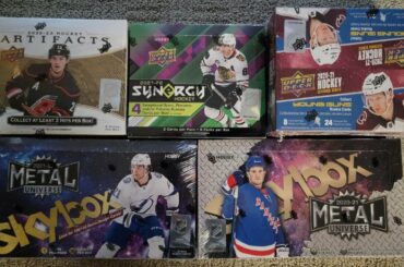 5 Box Upper Deck Hockey Break #822