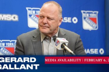 New York Rangers: Gerard Gallant Postgame Media Availability | Feb. 6, 2023
