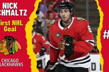 Nick Schmaltz #8 (Chicago Blackhawks) first NHL goal Oct 15, 2016 (Classic NHL)