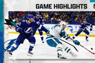 Sharks @ Lightning 2/7 | NHL Highlights 2023