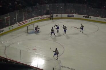 Christian Wolanin of Pacific Division scores vs. Atlantic Division in 2023 AHL All-Star Challenge