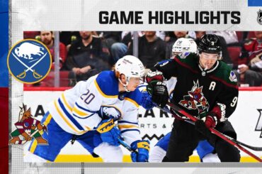 Sabres @ Coyotes 1/29/22 | NHL Highlights