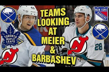 Teams Looking To TRADE For Timo Meier & Ivan Barbashev! Boeser to NJ Devils if Meier too Pricey?