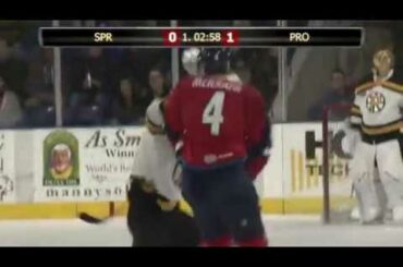 Noel Acciari vs Dylan McIlrath Jan 7, 2017