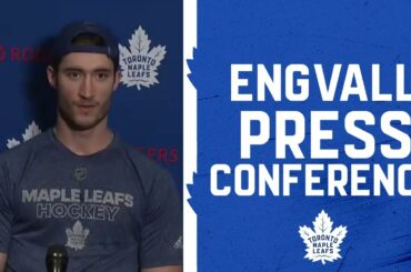 Pierre Engvall Pre Game | Toronto Maple Leafs vs St. Louis Blues | January 15, 2022