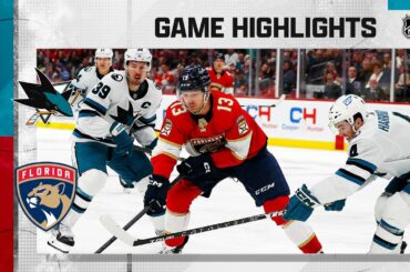 Sharks @ Panthers 2/9 | NHL Highlights 2023