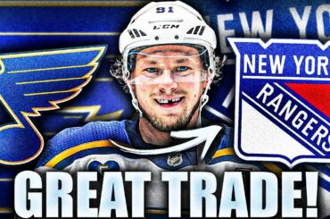 VLADIMIR TARASENKO TRADE TO THE NEW YORK RANGERS: NIKO MIKKOLA, SAMMY BLAIS, HUNTER SKINNER (Blues)