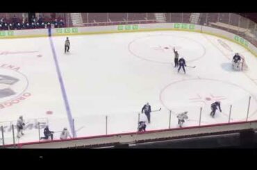 Practice Fight Tyler Motte vs. Adam Gaudette (Vancouver Canucks)