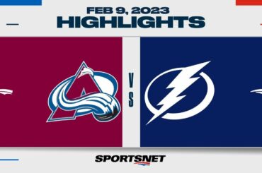 NHL Highlights | Avalanche vs. Lightning - February 9, 2023