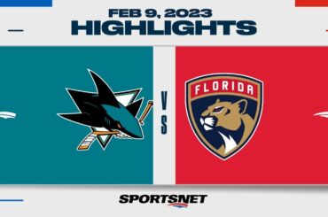 NHL Highlights | Sharks vs. Panthers - February 9, 2023