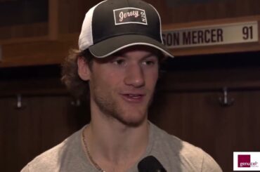 Post Practice Interviews with Dawson Mercer and Nathan Bastian