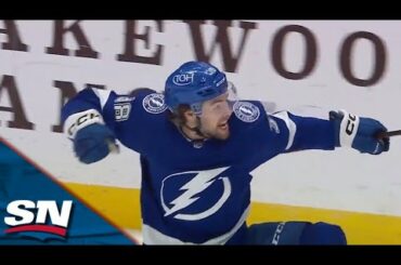 Lightning's Brandon Hagel And Anthony Cirelli Link Up For Hardworking Goal vs. Avalanche