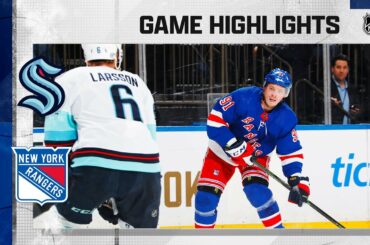 Kraken @ Rangers 2/10 | NHL Highlights 2023