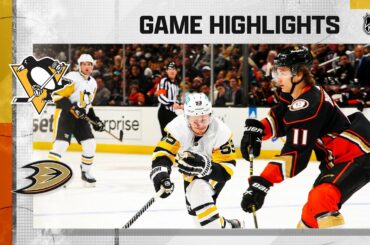 Penguins @ Ducks 2/10 | NHL Highlights 2023