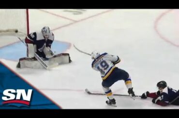 Blues' Ivan Barbashev Fights Off Defender On Breakaway Before Sniping Top Shelf
