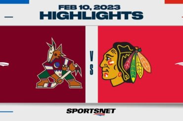 NHL Highlights | Coyotes vs. Blackhawks - February 10, 2023