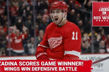 Filip Zadina Scores the Game Winner! | Detroit Red Wings Win Defensive Battle Over Calgary Flames