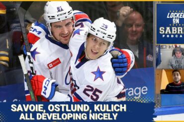 Matthew Savoie, Noah Östlund, Jiri Kulich all developing nicely for the Sabres