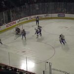 Ruslan Iskhakov of Atlantic Division scores vs. Pacific Division in 2023 AHL All-Star Challenge 2/6