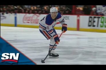 Oilers' Zach Hyman Buries The Nifty Backhand Penalty Shot To Match His Career-High 27th Goal