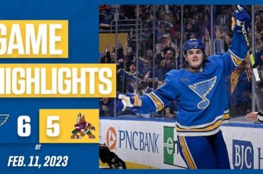 Game Highlights: Blues 6, Coyotes 5 (OT)