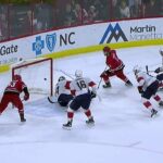 Hanifin ends chaotic final 30 seconds of OT between Hurricanes & Panthers