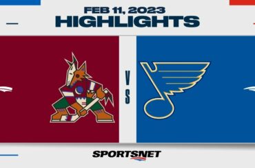 NHL Highlights | Coyotes vs. Blues - February 11, 2023