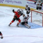 Flames score three shorthanded goals in win over Coyotes