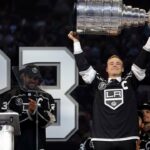 Dustin Brown's #23 goes into the rafters!