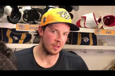 Predators' Ryan Johansen on his shootout goal