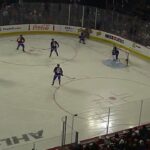 Riley Barber of Central Division scores vs. North Division in 2023 AHL All-Star Challenge 2/6/23