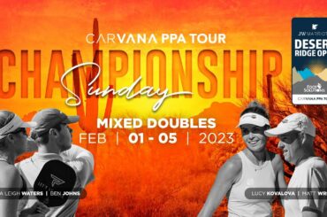 Desert Ridge Open - Gold Medal Match - Mixed Doubles - Johns/Waters vs. Wright/Kovalova