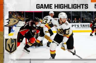 Ducks @ Golden Knights 10/29/21 | NHL Highlights